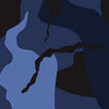 AR-15 Ragged Blue Midnight Camo Gun Skin Vinyl Wrap