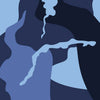 AR-15 Ragged Blue Urban Night Camo Gun Skin Vinyl Wrap