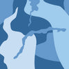 AR-15 Ragged XL Cool Blue Camo Gun Skin Vinyl Wrap