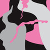 AR-15 Ragged Pink Tiger Camo Gun Skin Vinyl Wrap