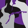 AR-15 Ragged Purple Tiger Camo Gun Skin Vinyl Wrap