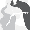 AR-15 Ragged Snow Camo Gun Skin Vinyl Wrap