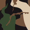 AR-15 Ragged Woodland Camo Gun Skin Vinyl Wrap