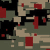 Digital Militant Red Camo Vinyl Wrap