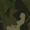 Silhouette More Seductive Green Camo Vinyl Wrap