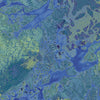 Realtree WAV3 Blue Yellow Camo Motorcycle Vinyl Wrap