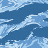 AR-15 Vietnam Tiger Stripe Cool Blue Camo Gun Skin Vinyl Wrap