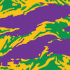 AR-15 Vietnam Tiger Stripe Mardi Gras Camo Gun Skin Vinyl Wrap