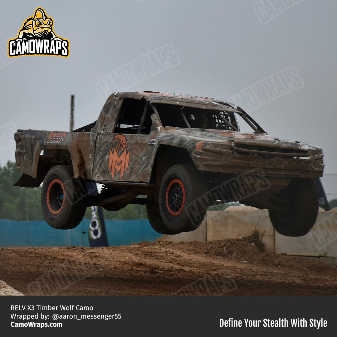 relv camo truck wrap