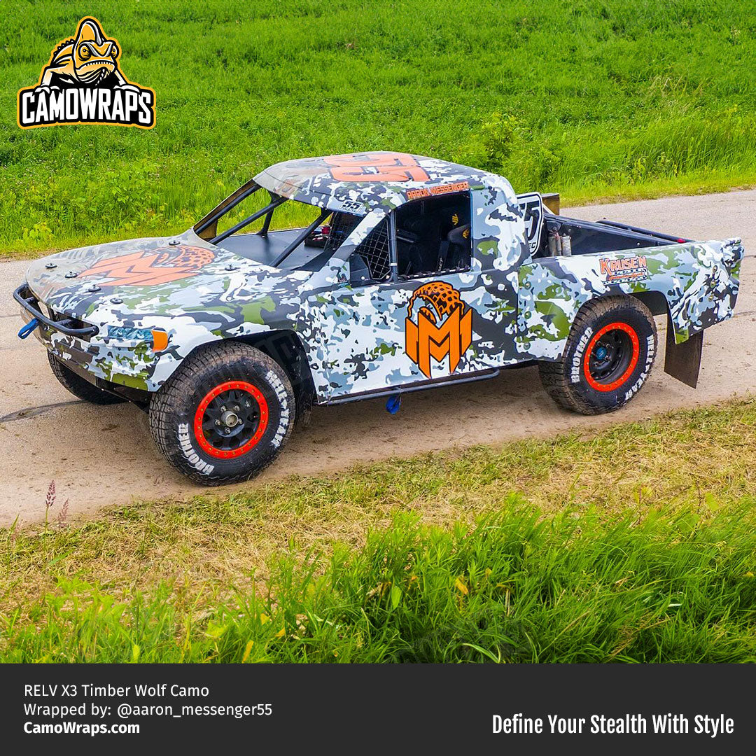 relv camo truck wrap