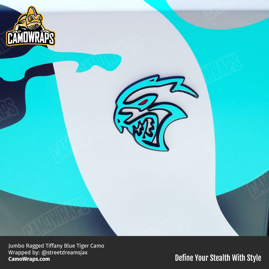 tiffany blue camo hellcat wrap