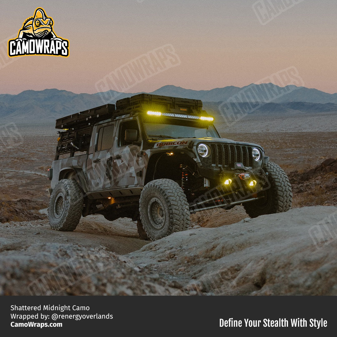 shattered camo jeep wrap