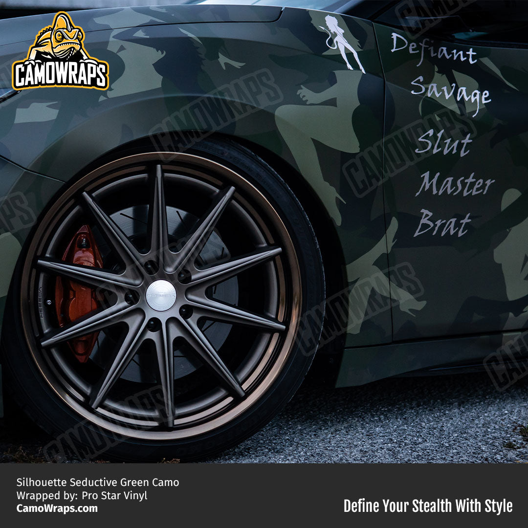 seductive camo car wrap