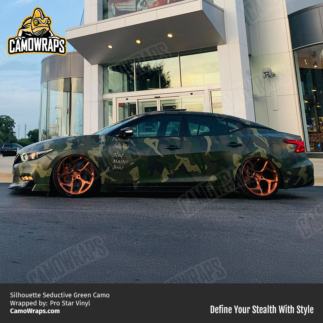 seductive camo car wrap