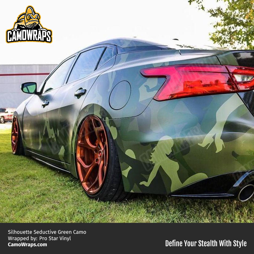 seductive camo car wrap