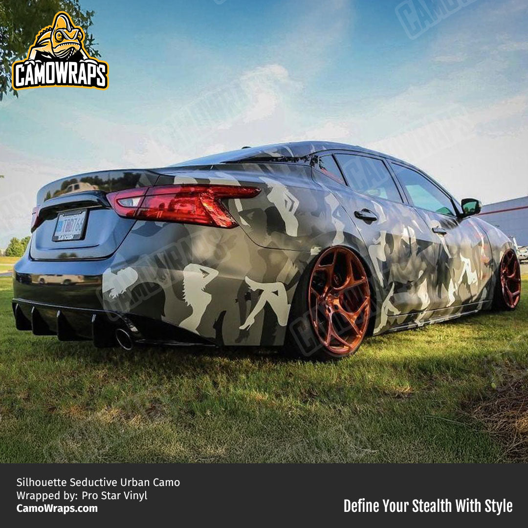 seductive camo car wrap