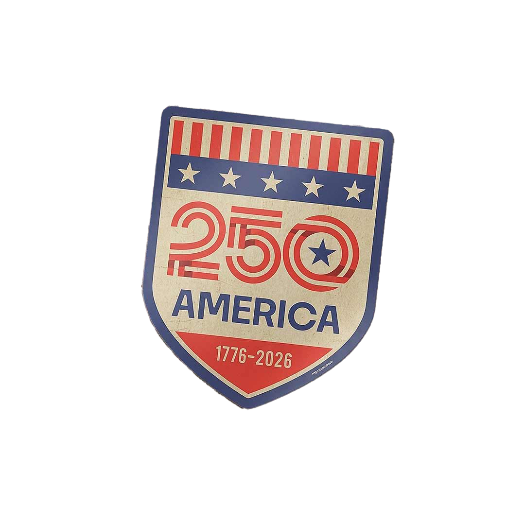 America 250 Decal - Patriotic 250th Anniversary Vinyl Sticker