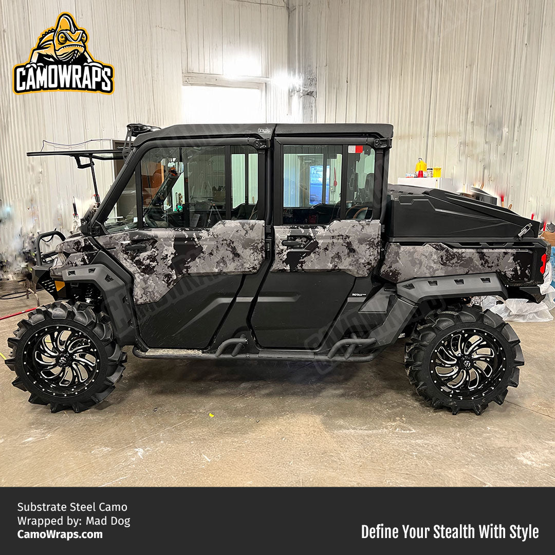 substrate camo utv wrap
