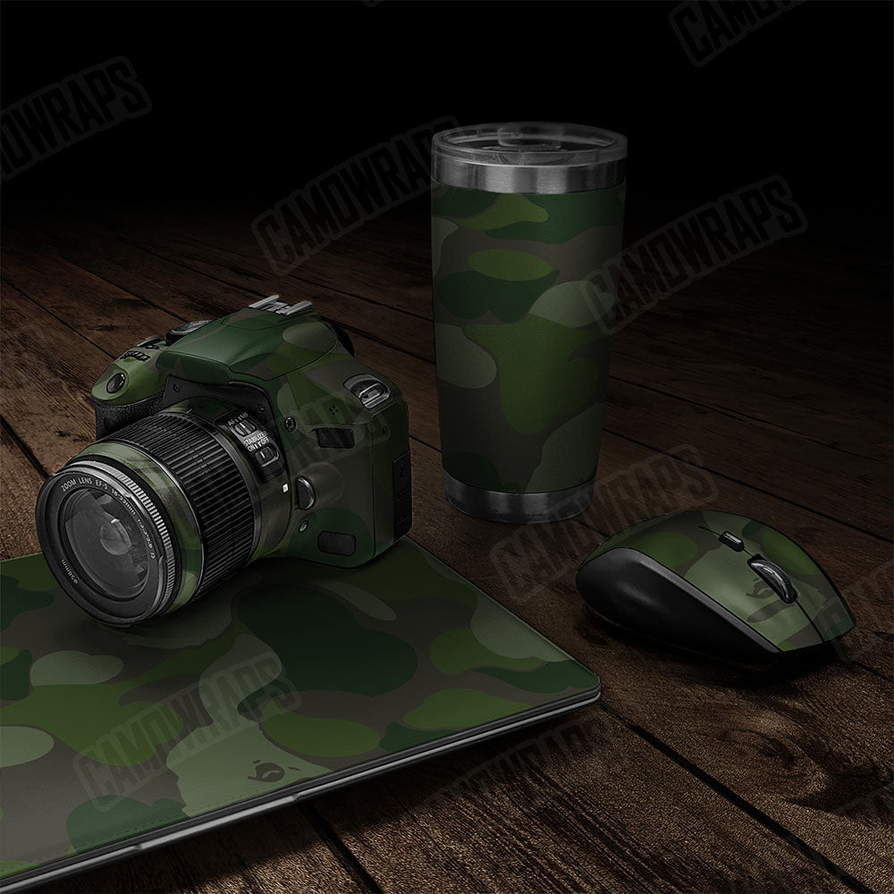 Bape Army Dark Green Gear Skin Vinyl Wrap
