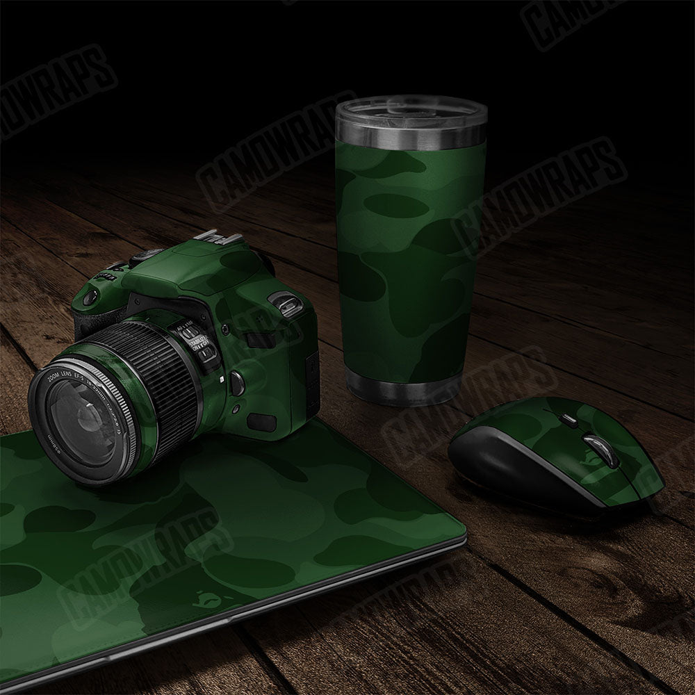 Bape Elite Green Gear Skin Vinyl Wrap