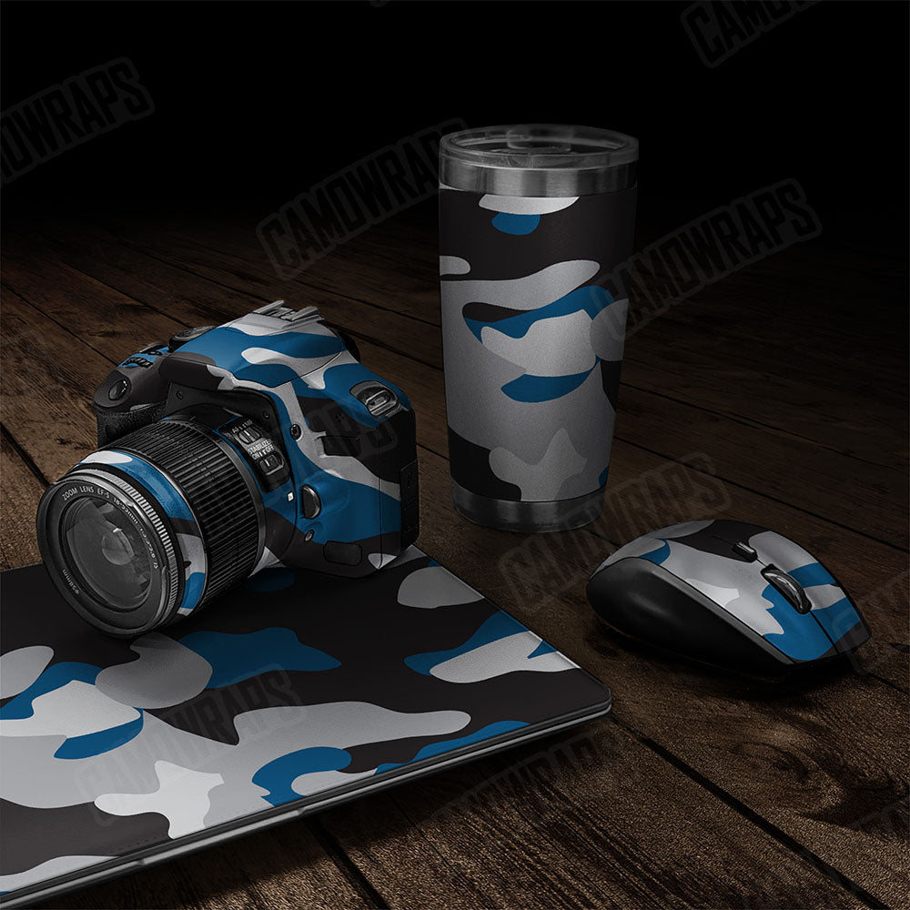 Classic Blue Tiger Gear Skin Vinyl Wrap