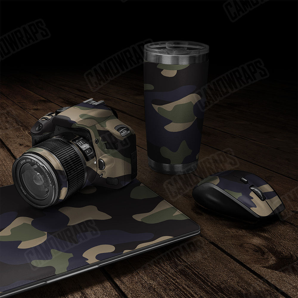 Classic Militant Blue Gear Skin Vinyl Wrap