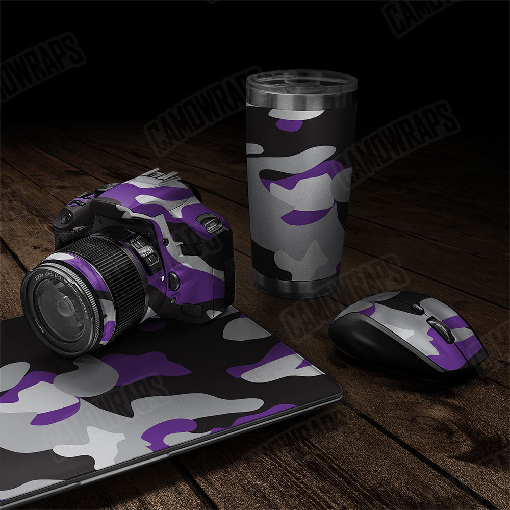 Classic Purple Tiger Gear Skin Vinyl Wrap