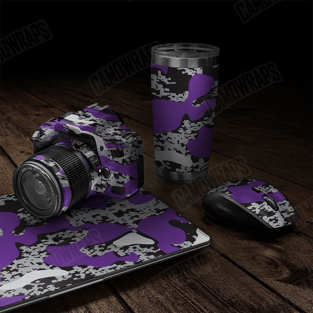 Compound Purple Tiger Gear Skin Vinyl Wrap