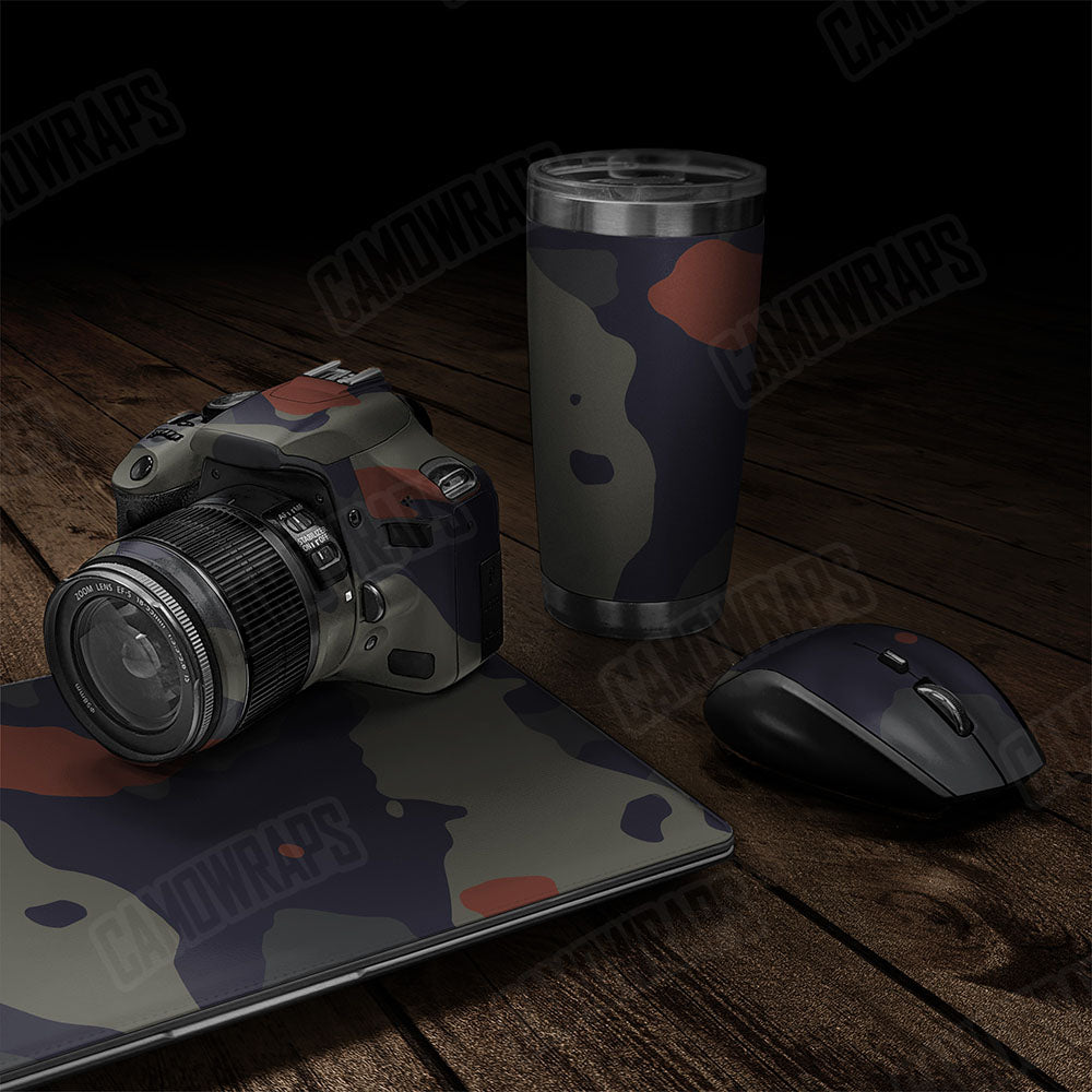 Cumulus Blue Copper Gear Skin Vinyl Wrap