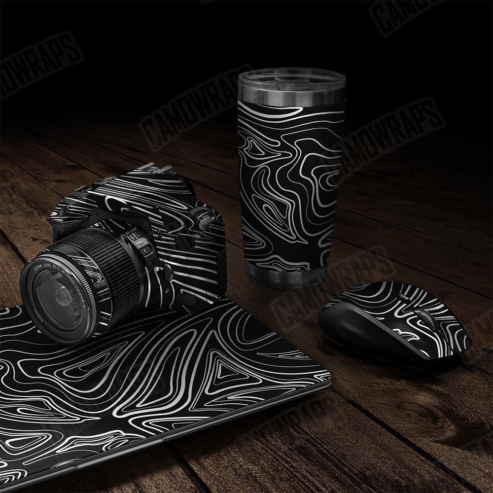 Damascus Black Gear Skin Vinyl Wrap