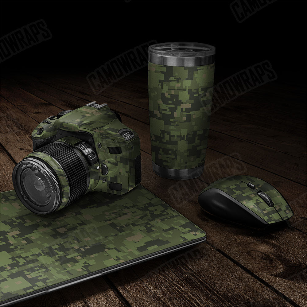 Digital Army Green Gear Skin Vinyl Wrap