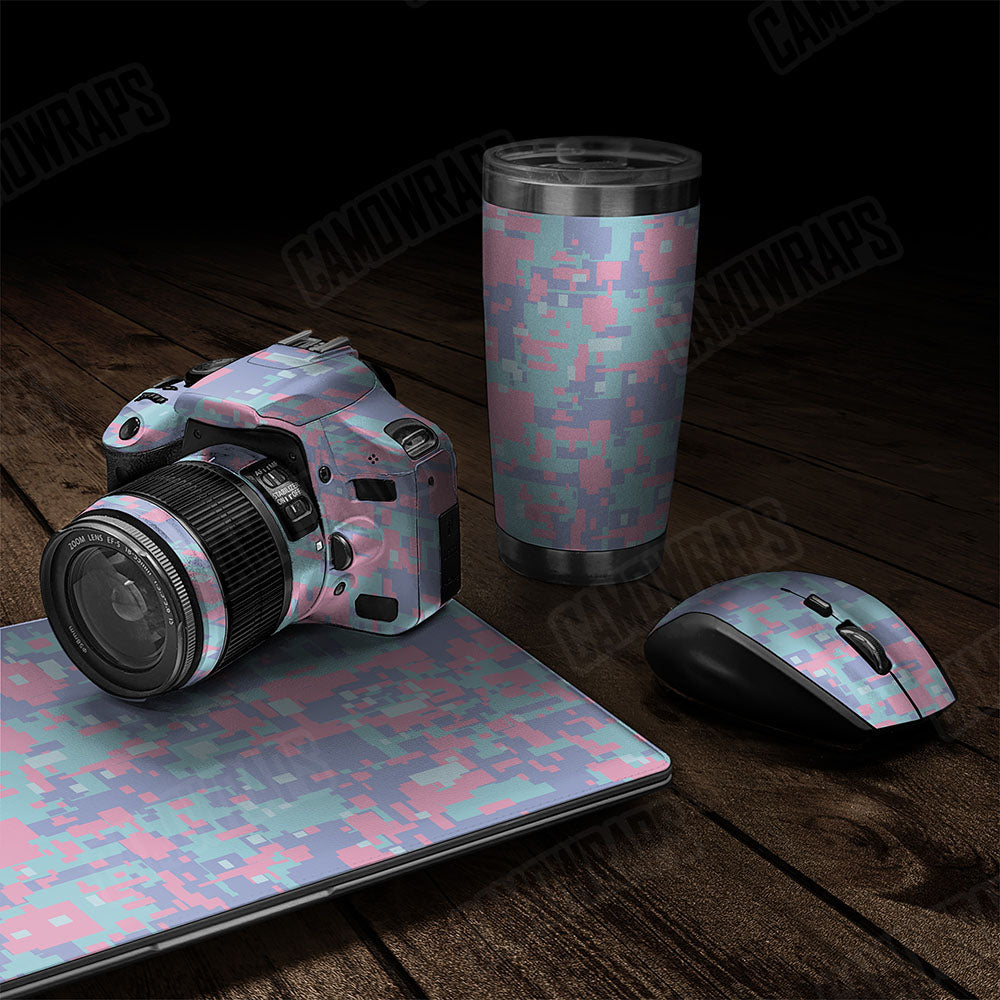 Digital Cotton Candy Gear Skin Vinyl Wrap