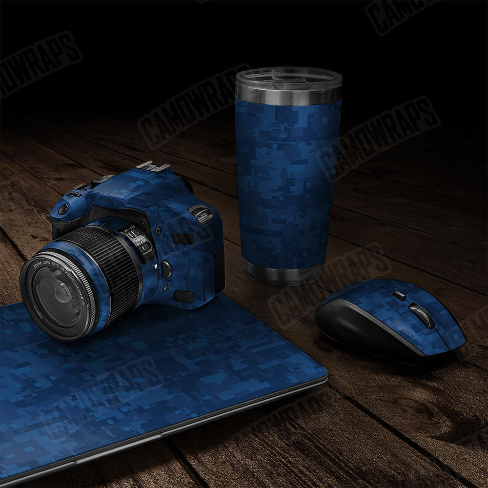 Digital Elite Blue Gear Skin Vinyl Wrap