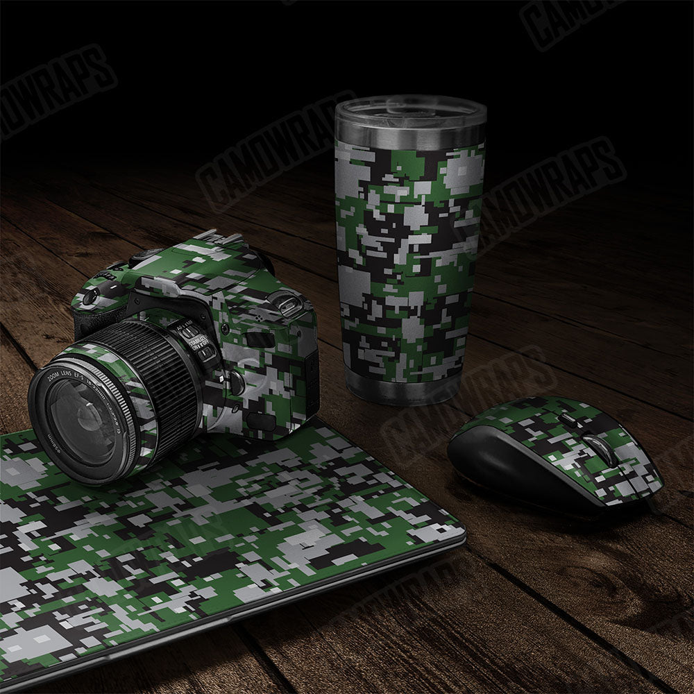 Digital Green Tiger Gear Skin Vinyl Wrap