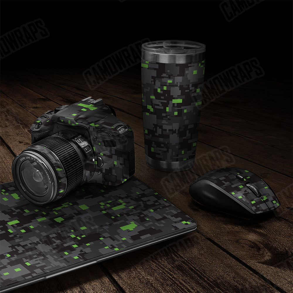 Digital Metro Green Gear Skin Vinyl Wrap