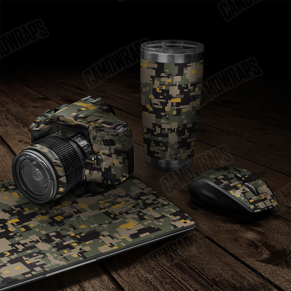 Digital Militant Yellow Gear Skin Vinyl Wrap