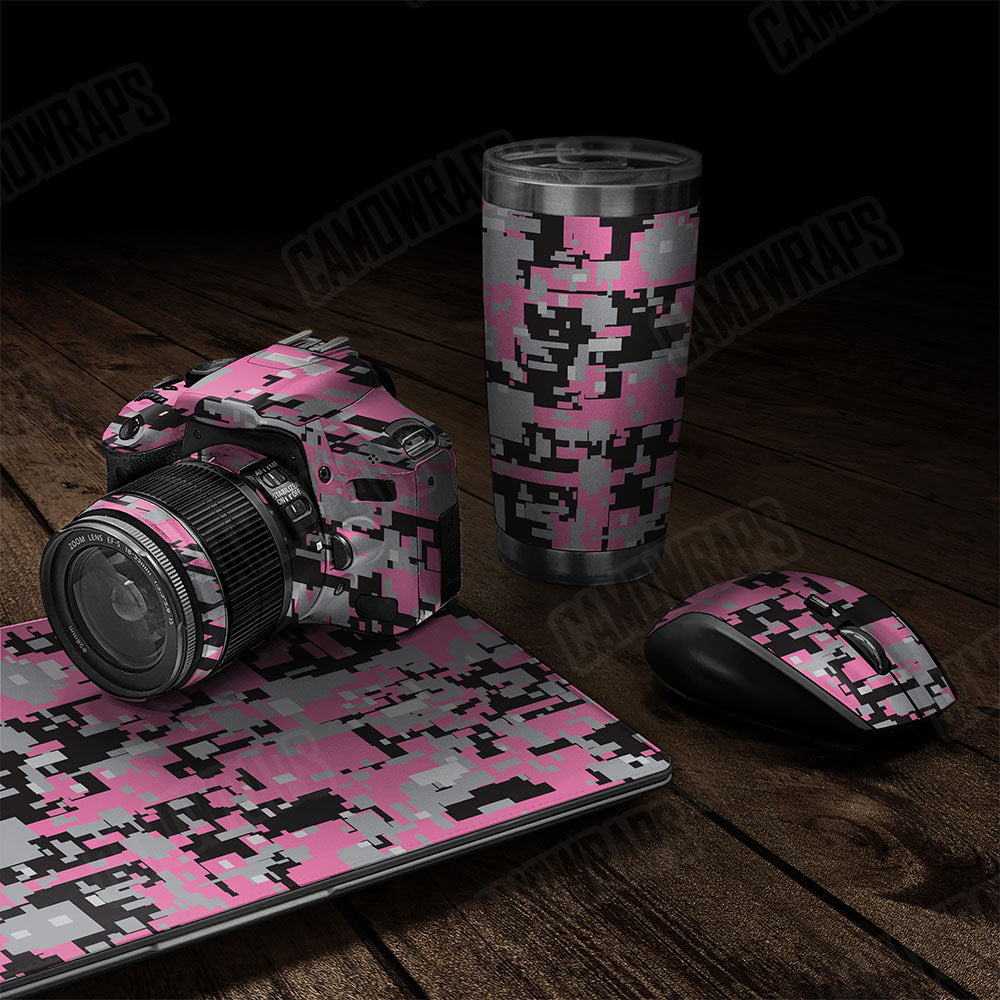 Digital Pink Tiger Gear Skin Vinyl Wrap