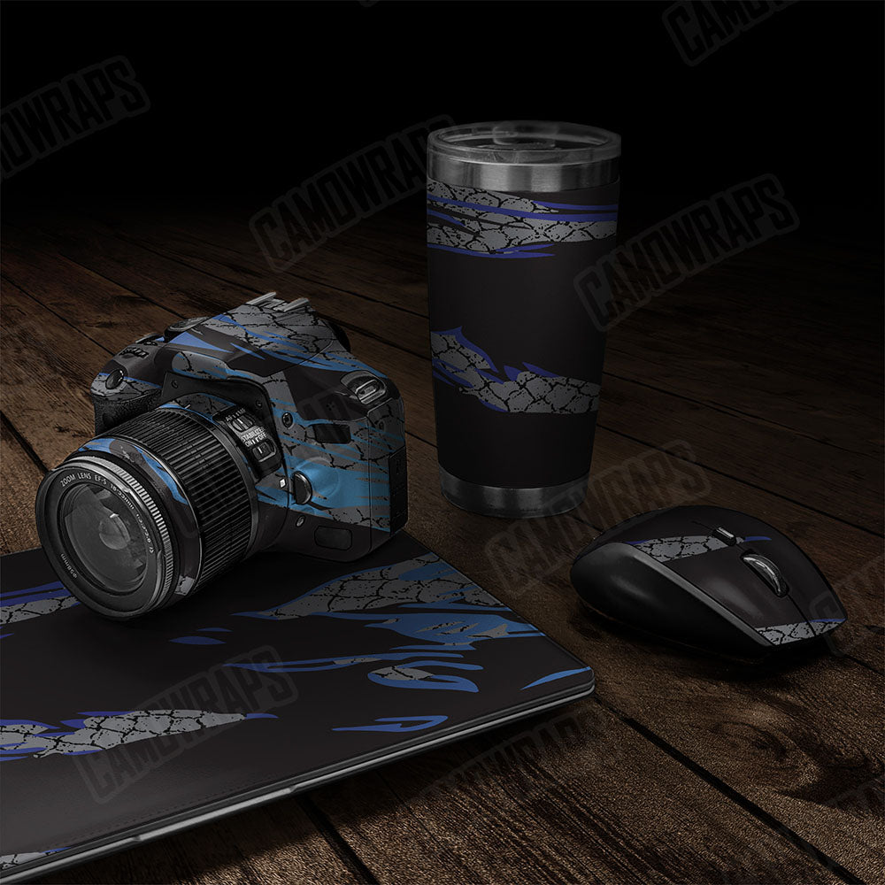 Dragonbreath Blue Gear Skin Vinyl Wrap