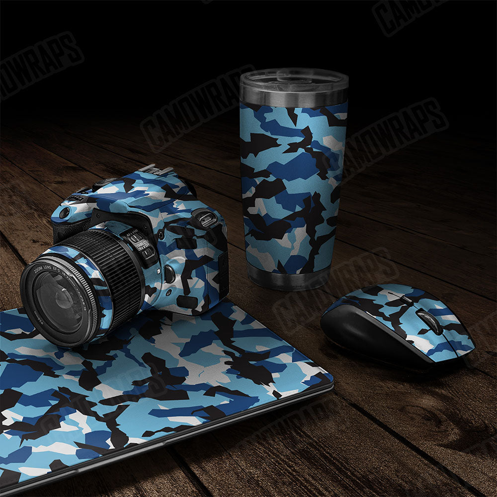 Erratic Baby Blue Gear Skin Vinyl Wrap