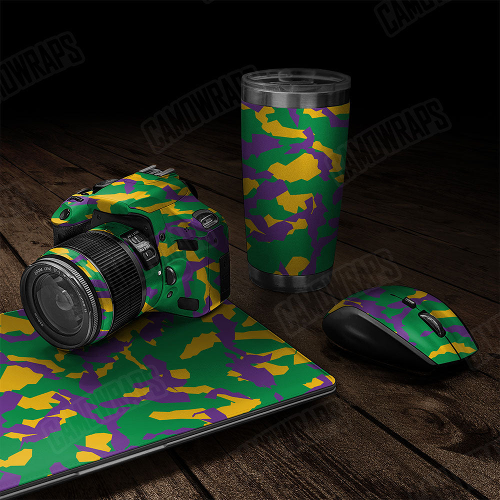 Erratic Mardi Gras Gear Skin Vinyl Wrap