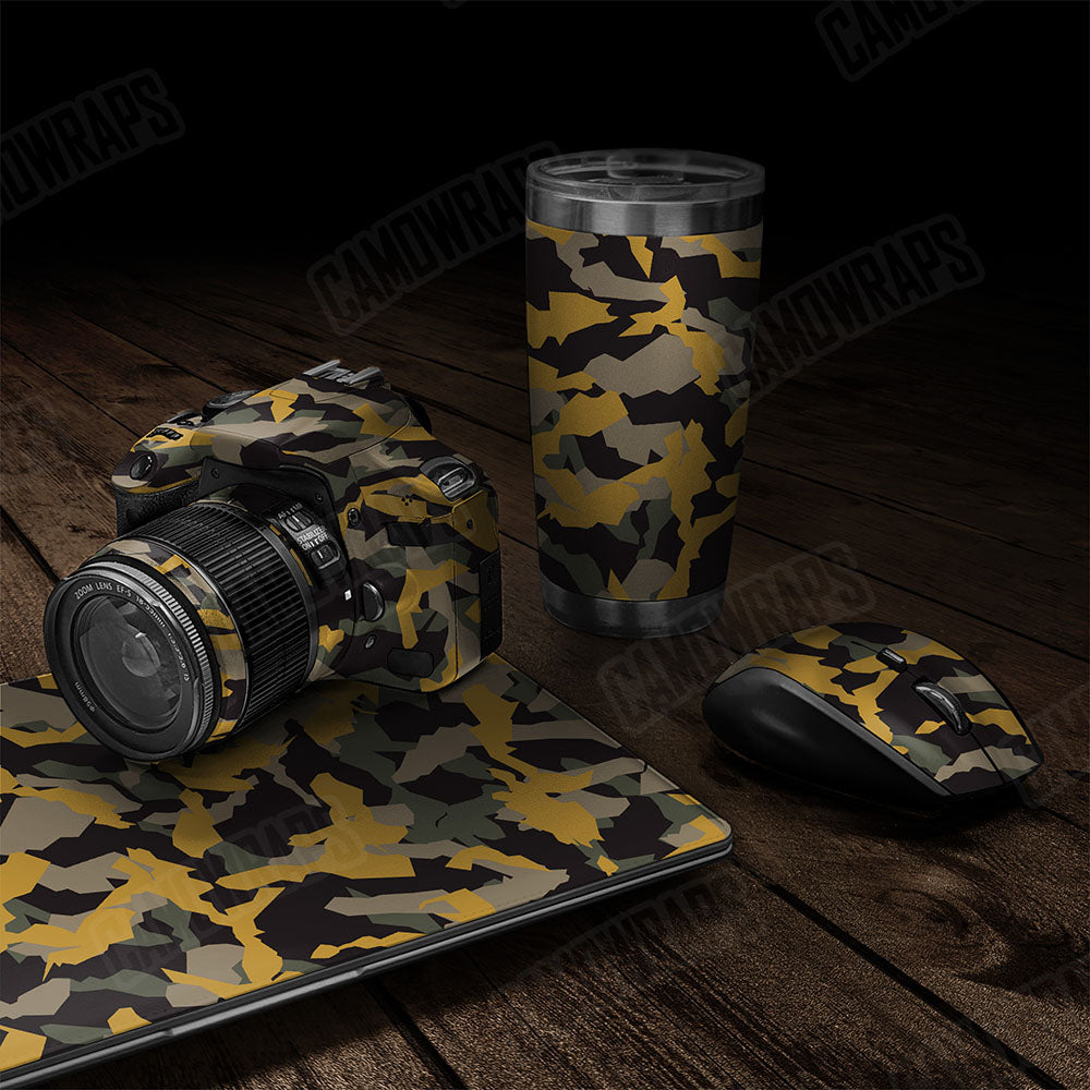 Erratic Militant Yellow Gear Skin Vinyl Wrap