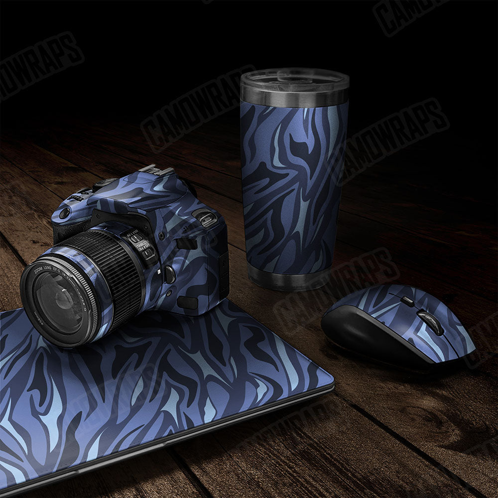 Fun Stripe Blue Urban Night Gear Skin Vinyl Wrap