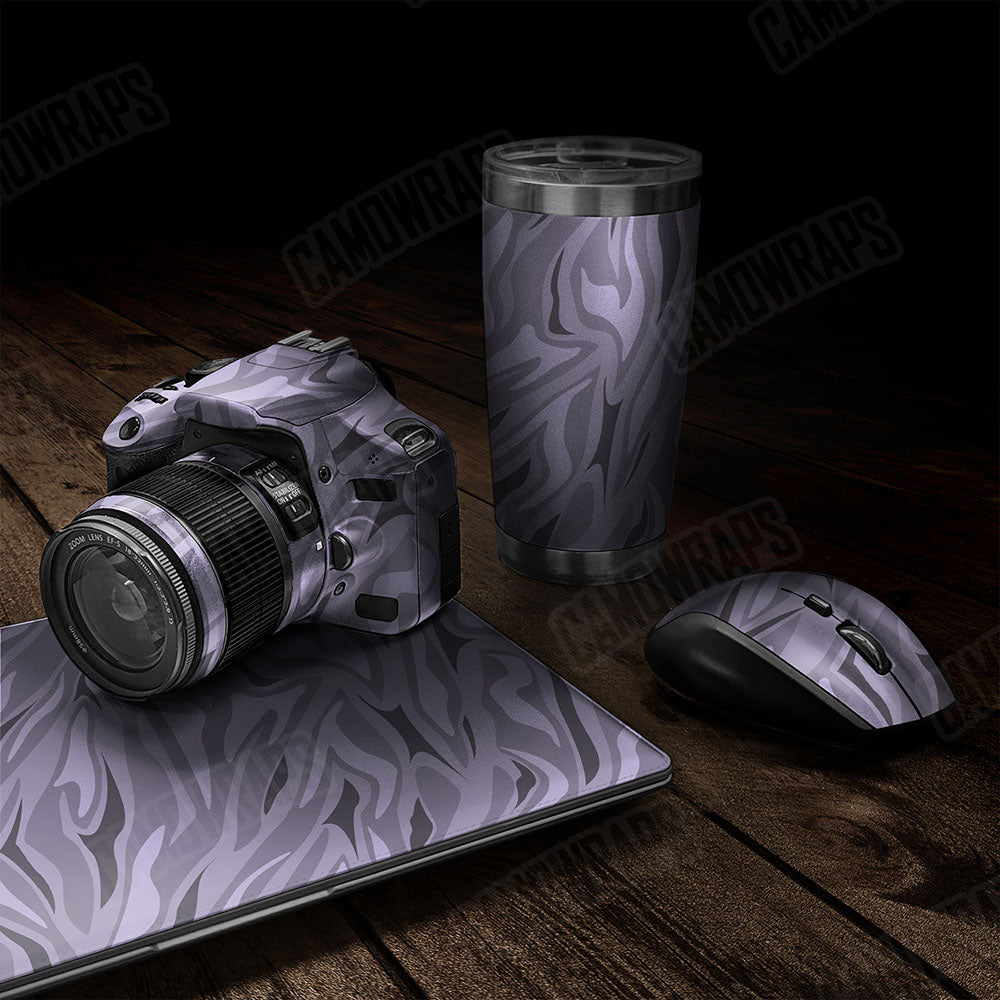 Fun Stripe Lilac Gear Skin Vinyl Wrap