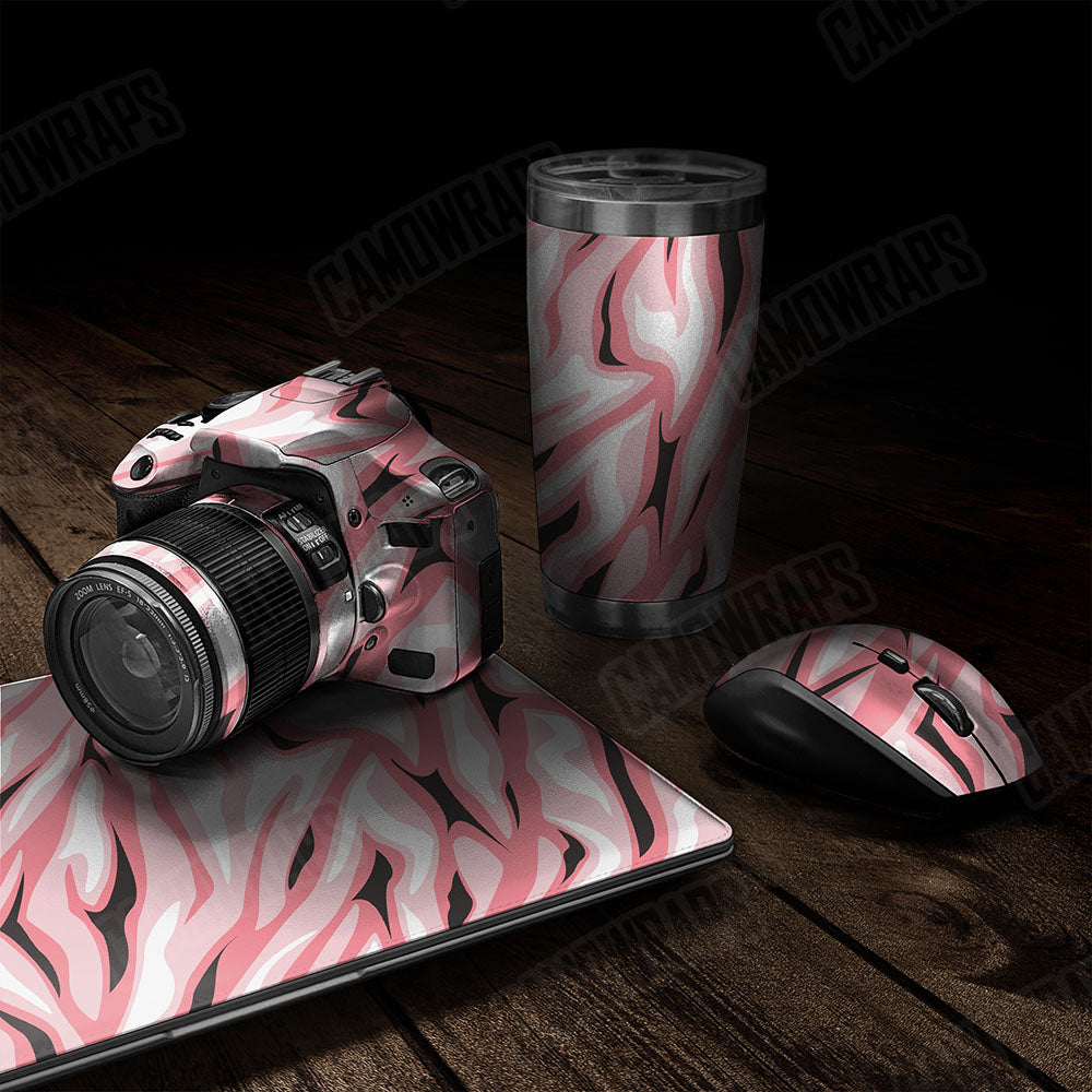 Fun Stripe Pink Gear Skin Vinyl Wrap