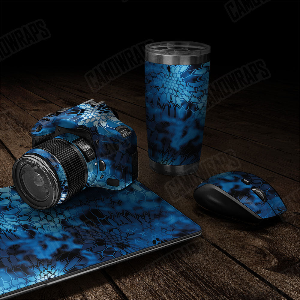 Kryptek Blue Lightning Gear Skin Vinyl Wrap