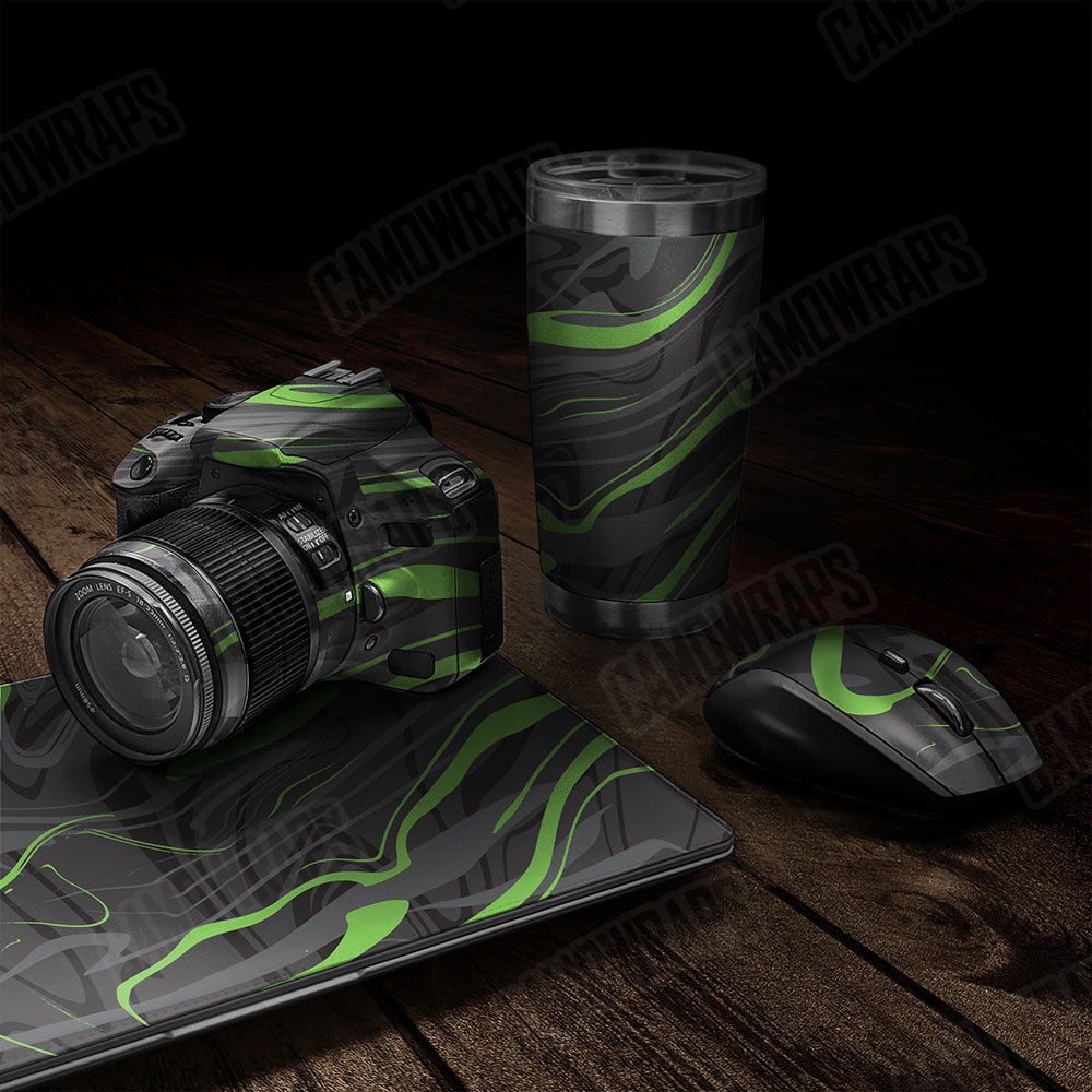 Liquid Smoke Metro Green Gear Skin Vinyl Wrap