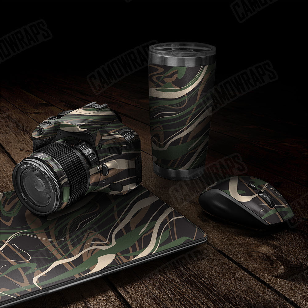 Liquid Smoke Woodland Gear Skin Vinyl Wrap
