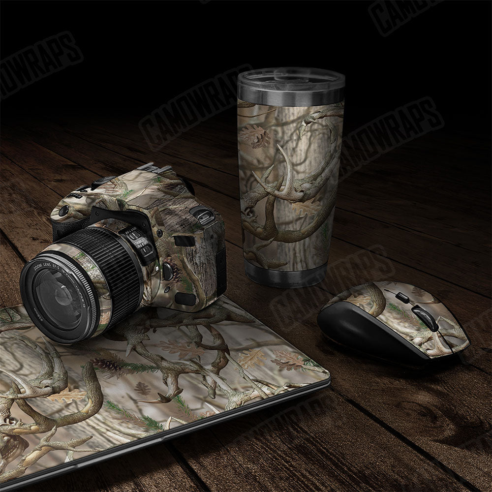 Nature Lifeless Woods Buck Skull Gear Skin Vinyl Wrap