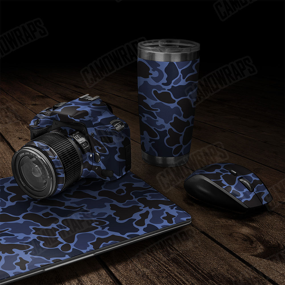 Old School Duck Blue Midnight Gear Skin Vinyl Wrap