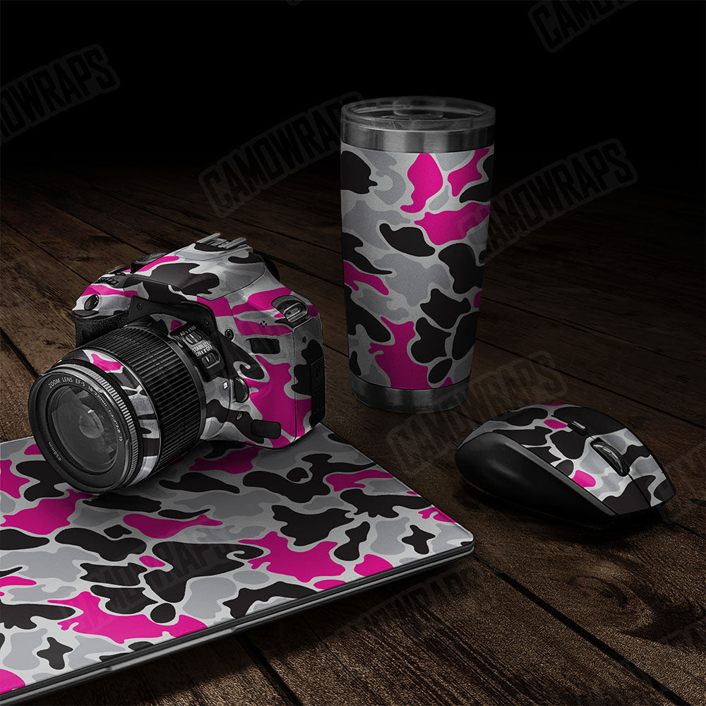 Old School Duck Magenta Tiger Gear Skin Vinyl Wrap